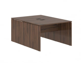 Рабочая станция ЕДИС ЕД2СТ 1180 Дуб Денвер темный Черный / EDIS ED2ST