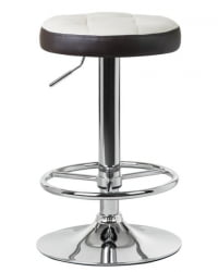 Табурет барный ДОБРИН БРУНО (кремово-коричневый) 2 шт / DOBRIN BRUNO