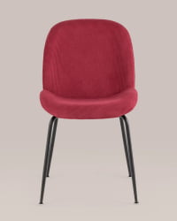 Стул Беетле велюр Красный / Beetle