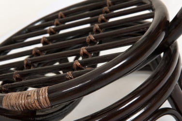 Столик журнальный со стеклом БЕНОА 5005 Антикуе бровн (античный черно-коричневый) / BENOA Antique brown