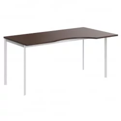 Стол эргономичный ИМАГО-С CА-1С(Л/Р) венге магия белый полуматовый / IMAGO-S CA-1S(L/R)