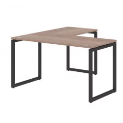 Стол угловой правый КСТЕН-К КСКCТ 1415 Р Дуб Сонома Антрацит / XTEN-Q XQCT R