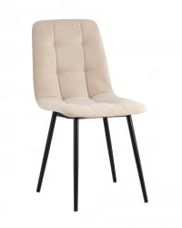 Стул Оливер велюр Бежевый / Oliver