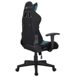 Кресло компьютерное БРАБИКС ГТ Расер ГМ-100 Черный-голубой / BRABIX GT Racer GM-100