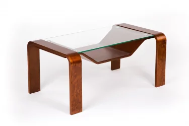 Стеклянный стол Гурон 1 (Вишня)