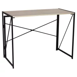 Стол на металлокаркасе БРАБИКС ЛОФТ CД-002 Дуб натуральный / BRABIX LOFT CD-002