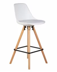 Барный стул ДОБРИН РОННИ Белый ЗЛ-В-02 / DOBRIN RONNI ZL-W-02
