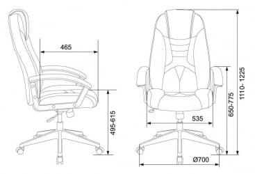Кресло игровое Зомбие 8 Оранге / Zombie Orange