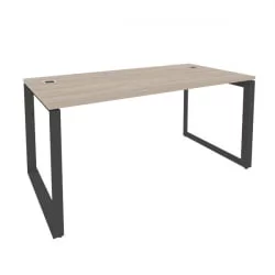 Стол рабочий руководителя на О-образном м/к ОНИКС О.МО-СРР-4.8 Дуб Аттик/Антрацит / ONIX O.MO-SRR-4.8