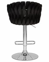 Стул барный ДОБРИН МАРCЕЛ Черный велюр МДЖ9-101 / DOBRIN MARCEL MJ9-101