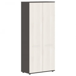 Шкаф с глухими дверьми ЕДИС ЕХCС 85.1 Ясень Траун Белый Мокко / EDIS EHCS