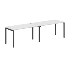Стол двойной КСТЕН-С КСВСТ 2870 Белый/антрацит / XTEN-S XWST