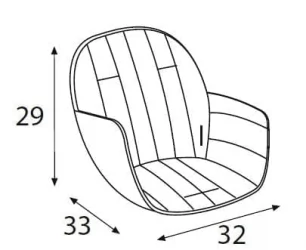 Текстиль в стул Микуна ОВО ЛУКСЕ ТКС-1646 Беиге / Micuna OVO LUXE TX-1646 Beige