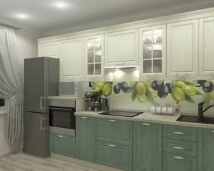 Глянцевый фартук (КОМПОЗИТ) КМ 51 / KM