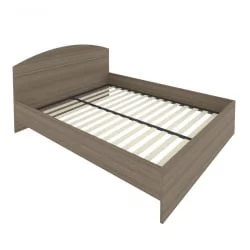 Кровать с ортопедическим основанием и изголовьем ЛИГХТ С-КИ-160 Вяз Благородный / LIGHT