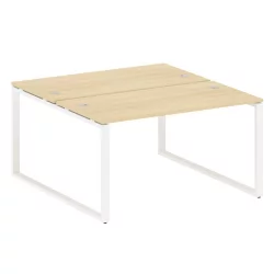Рабочая станция на О-образном м/к Метал Сйстем БО.РАС-СП-2.3 Акация лорка/белый / Metal System