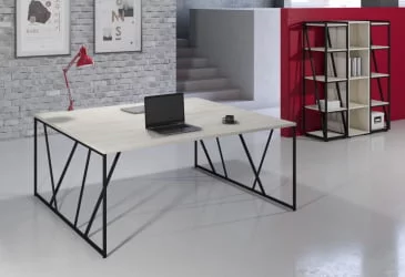 Кабинет персонала ЛОФТИС №1 Сосна Эдмонт/Черный / LOFTIS