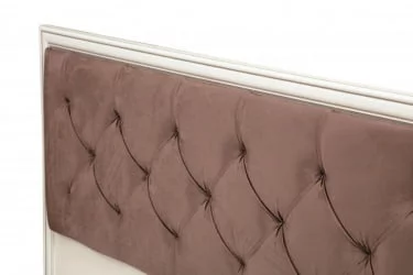 Кровать двойная 1400 Габриэлла 06.121-01 без основания Вудлайн кремовый Аруша венге