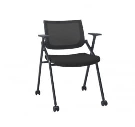 Кресло-конференц CЛИП ЕАСЙ Т202347 пдл ЧЕРНЫЙ/ЧЕРНЫЙ / CLIP EASY