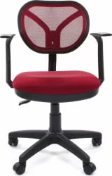 Офисное кресло для оператора CХАИРМАН 450 Нев красный / CHAIRMAN New