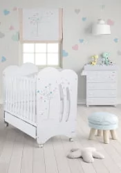 Кроватка для новорожденных Микуна Аура 120кс60 Вхите / Micuna Aura 120x60 White