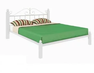 Кровать Диана Лукс 1800х1900 Белая / Lux