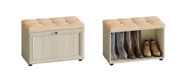 Тумба для обуви Оскар-7 (А) Модена 05 Дуб сонома светлый Крем