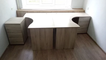 Стол для персонала Р.СКУ-14 (левый) Дуб Кронберг