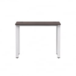 Стол прямой на металлокаркасе, опоры 45 гр Еверпроф ЕВО 254С001 Дуб Пасадена Белый / Everprof EVO 254S001