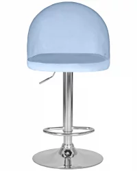 Стул барный ДОБРИН МИЛАНА Пудрово-голубой велюр МДЖ9-74 / DOBRIN MILANA MJ9-74
