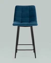 Стул полубарный Джанго велюр Синий