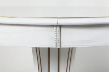 Стол обеденный Орион-5 (д1000) тон 1 с золотой патиной / (d1000)