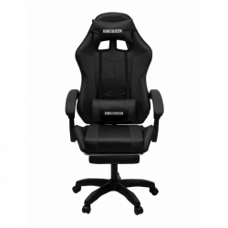 Геймерское кресло 1209-1 КИНГКУЕЕН, цвет черный, 1209-1-блаcк-масс / KINGQUEEN, 1209-1-black-mass