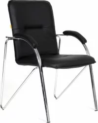Кресло посетителя CХАИРМАН 850 Терра 118 черный / CHAIRMAN Terra