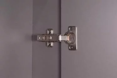 Двустворчатый шкаф Ольга-Лофт 3.1 Дуб Крафт золотой Темно-серый