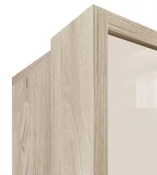 Шкаф четырехдверный с зеркалом Кашемир 900.14 Дуб Кронберг/Кашемир