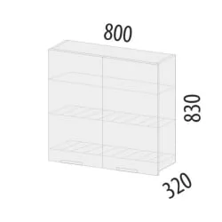 Шкаф-сушка кухонный Дакота 103.02
