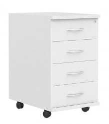 Тумба подкатная ИМАГО ТМ-4.А Белая / IMAGO