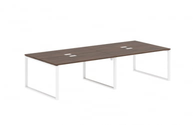 Бенч-система ЕДИС ЕКВСТ 3113 Дуб Денвер темный Белый / EDIS EQWST