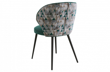 Стул Остин (зеленый (велюр)/черный)