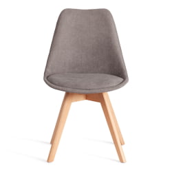 Стул ТУЛИП СОФТ (мод. 053В) дерево/пластик/ткань, 49,5 кс 54,5 кс 84 см, Серый (Грей) ЛЙ1701-26 / TULIP SOFT (mod. 053V) x x (Grey) LY1701-26