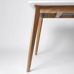 Стол обеденный Пегас Плус 160кс95 Эмаль белая / Plus 160x95