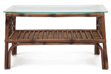 Стол для дачи Сеcрет Де Маисон Каванто натуральный ротанг, 83*53*47 см, коричневый античный / Бровн Антикуе / Secret De Maison Kavanto Brown Antique