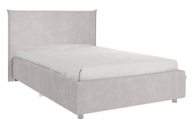 Кровать с основанием Квест 120х200 см ЗО.КМ1.2-03 оникс (велюр) / ZO.KM1.2-03