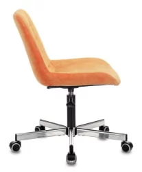 Кресло для оператора Бюрократ CХ-350М Оранжевый Велвет 72 / CH-350M Velvet