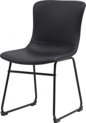 Кресло для посетителей Еверпроф Експо CФ Экокожа Черный / Everprof Expo CF