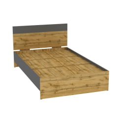 Кровать Алиса(Л26)1247х903х2063(ДВ-Графит) / Алиса(L26)1247х903х2063(ДВ-Графит)