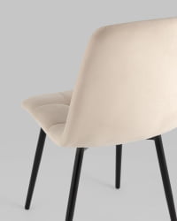 Стул Оливер велюр Бежевый / Oliver