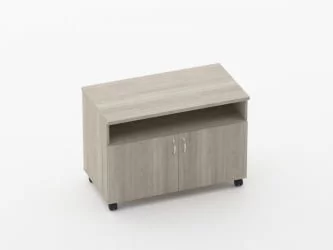 Тумба под оргтехнику Твин 14.11.11 Дуб Сантана светлый / Twin