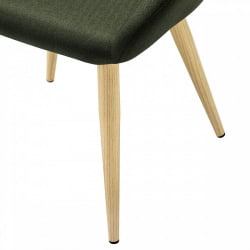 Стул Кент темно-зеленый/нат.дуб / Kent